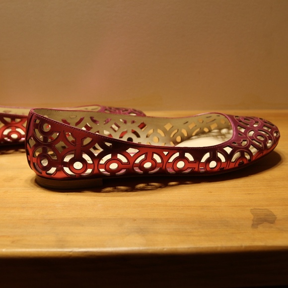 Coach metallic pink flats - would fit size 10 - Picture 10 of 12